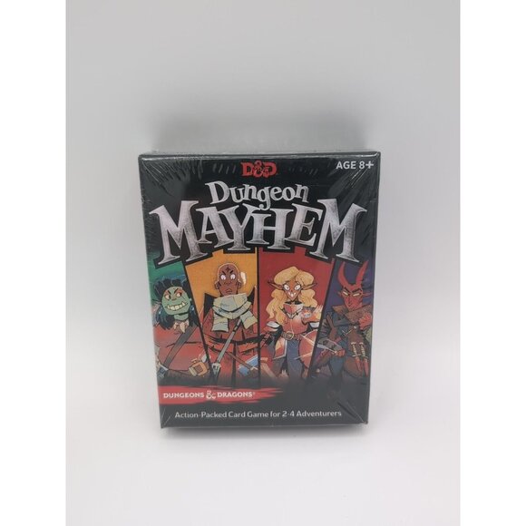 Wizards of The Coast D and D Dungeon Dragon Mayhem Action Packed Card Board Game - Picture 1 of 2